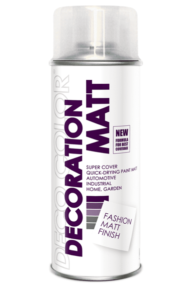 DECO COLOR Matt univerzalni lak RAL 0000, 400 ml, bezbojni