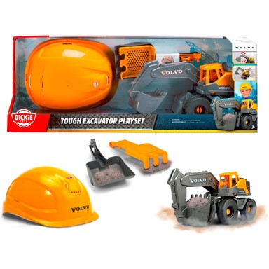 DICKIE Set za igru Volvo bager 203729016, plastični, žuti
