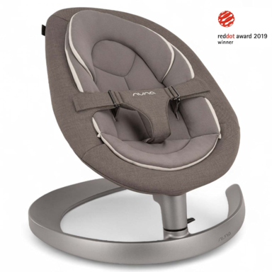 NUNA Dječja ležaljka Leaf™ Grow sa lukom s igračkama, granit siva