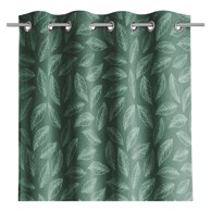 RESTILO Zelena zavjesa od samta 140x250 cm Calm
