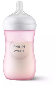 PHILIPS AVENT Boca Natural Responsive 260ml, ružičasta