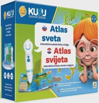 KUKU Interaktivna olovka s knjigom Atlas svijeta
