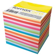 FORNAX Papir za kocku 9x9x9 cm ljepljeni intenzivne i pastelne boje, sortirano