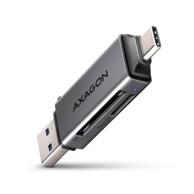 AXAGON Čitač kartica CRE-DAC External USB 3.2 Gen1 Type-C+Type-A 2-slot SD/microSD CRE-DAC