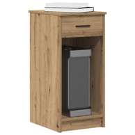 Tower stalak za računalo s ladicom boja hrasta 35x45x77 cm