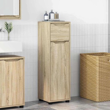 Kupaonski ormar s ladicama Sonoma hrast 30 5 x 30 x 101 cm