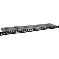 INLINE Priključni panel 76824M 0.5U
