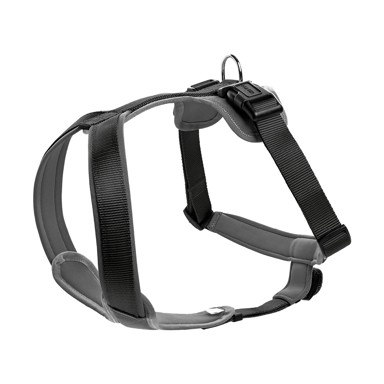 HUNTER Oprsnica za pse Neopren M 58-72 cm najlon crna/ siva