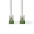 NEDIS Mrežni kabel CAT7 s FTP RJ45 muški RJ45 muški 5 00 m bez zapinjanja okrugli LSZH bijeli kutija
