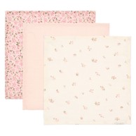 LITTLE DUTCH Tetra krpice za lice Muslin Fairy Garden, 3 komada, 25x25 cm