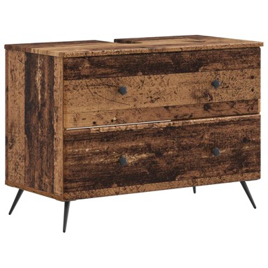Kupaonski ormarić za sudoper Breda 82 x 41 x 59 cm, staro drvo