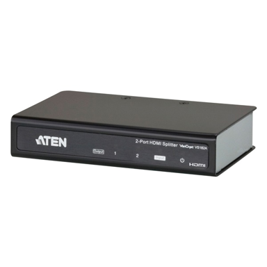 ATEN HDMI razdjelnik VS182A, 1 x HDMI na 2 x HDMI, crni
