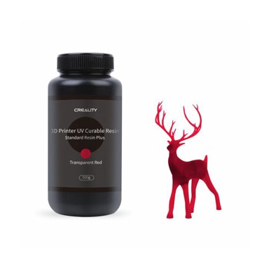 CREALITY Smola za 3D printanje, 0.5kg, prozirna crvena