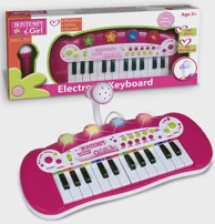 BONTEMPI Dječja klavijatura s mikrofonom, roza