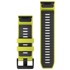 GARMIN Remen QuickFit 26mm, Amp Yellow Graphite, 010-13393-08