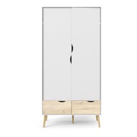 TVILUM Bijeli ormar Oslo, 99 x 200 cm