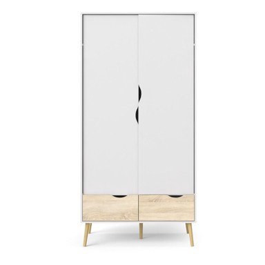 TVILUM Bijeli ormar Oslo, 99 x 200 cm