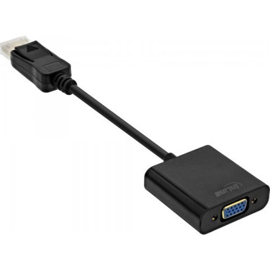 INLINE VGA na DisplayPort adapter kabel 0,15 m, crni