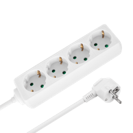 REBEL Produžni kabel, 4 Schuko utičnice, 1,5 m