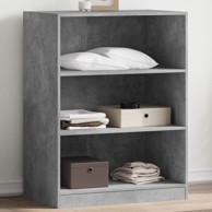 Ormar siva boja betona 77x48x102 cm od iverice