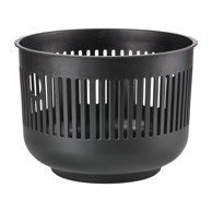 ZONE Crna plastična košara za rublje 35 l Ume 