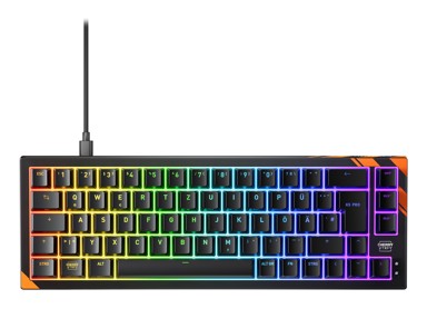 CHERRY Gaming tipkovnica K5 PRO TMR Compact, USB, QWERTZ DE, crno-narančasta