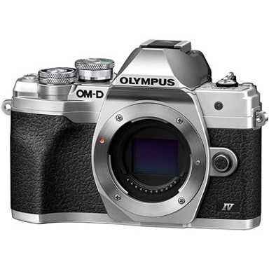 OLYMPUS Digitalni fotoaparat E-M10 IV 1442 kit, srebrni