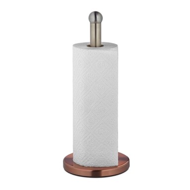 NORTHIX Stojeći držač za kuhinjski papir, inox, 30 cm, pjenasta baza