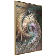 Poster Iridescent Spiral 40x60