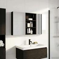 Set kupaonskih ormarića s policom, 3 kom, 120 x 10.5 x 60.5 cm