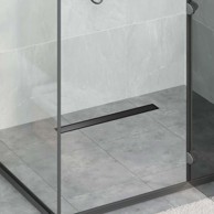 Tuš kanal 2-u-1 sa 360° sifonom 60 cm, crna