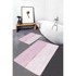 MILA HOME Ružičaste kupaonske prostirke u setu 2 kom 60x100 cm