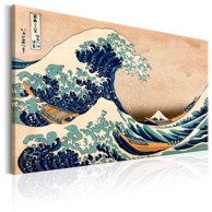 Slika The Great Wave off Kanagawa (Reproduction) 90x60