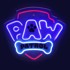 Paw Patrol viseća neonska LED svjetiljka na pleksiglasu Logo OW-130146