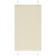 Roleta plisirana, 70x100 cm, širina tkanine 69,4 cm, krem