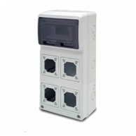 FAMATEL Kombo kutija za osigurače i industrijske utičnice, 8/4, 3961