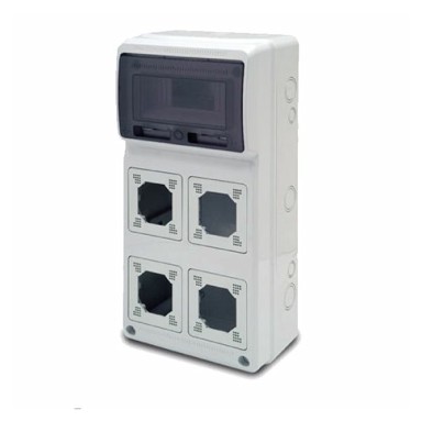 FAMATEL Kombo kutija za osigurače i industrijske utičnice, 8/4, 3961