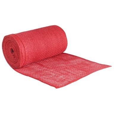 Rola od jute, 25x500 cm, crvena