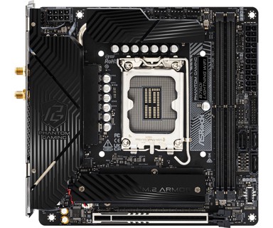 ASROCK Matična ploča B760I LIGHTNING, Intel B760, DDR5, WiFi, s. LGA 1700, mini ITX