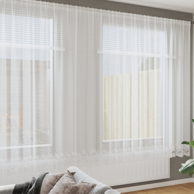 Zavjese za zamračivanje 500x220 cm 2kom, bijele