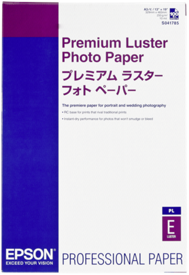 EPSON Foto papir PREMIUM LUSTER A3+, 100 kom.