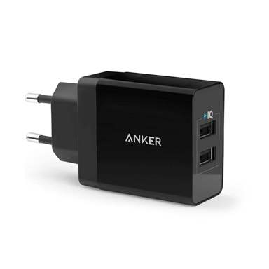 ANKER Punjač, 24W, 2-USB, crni