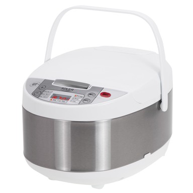 ADLER Multicooker, AD 6420, 6 u 1, 700 W, 3,25 l, broj programa 6, bijeli