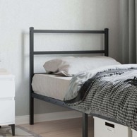 Metalno uzglavlje za krevet, 90 cm, crna