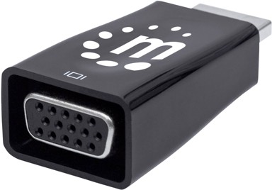 MANHATTAN Adapter 151542, HDMI na VGA + 3,5 mm, crni