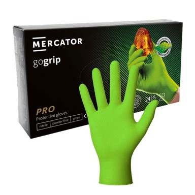 Nitrilne rukavice M zelene Gogrip, 50 kom.