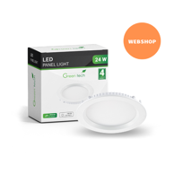 GREEN TECH LED panel 24 W ugradni okrugli 3000 K