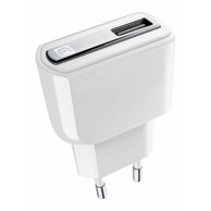 CELLULARLINE Kućni punjač za Huawei/Xiaomi/Motorla, 10W, 1xUSB-A, QC, micro USB Kabel 100cm, bijeli