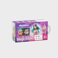 MARIOINEX Kocke za slaganje Mini Waffle Princeza Magic Tower, 80 komada