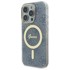 Guess IML 4G MagSafe maskica za iPhone 16 Pro, modra